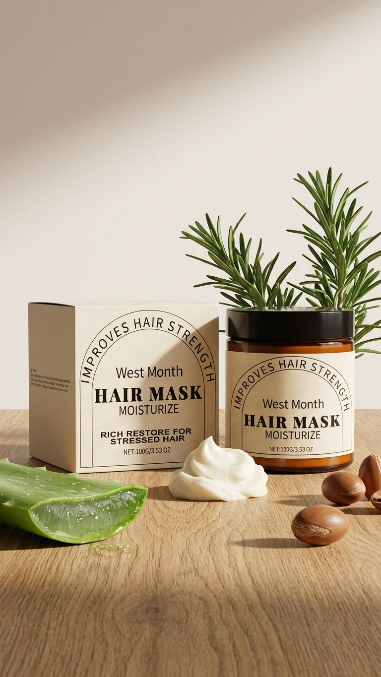 Hair Root Shea & Mango Butter Moisture Hair Mask for dry hair