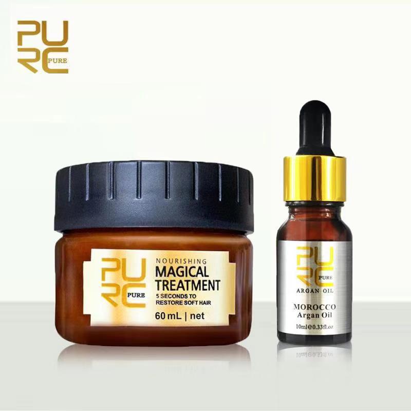 Hair Mask and Moroccan Glycerin Essential Oil Set