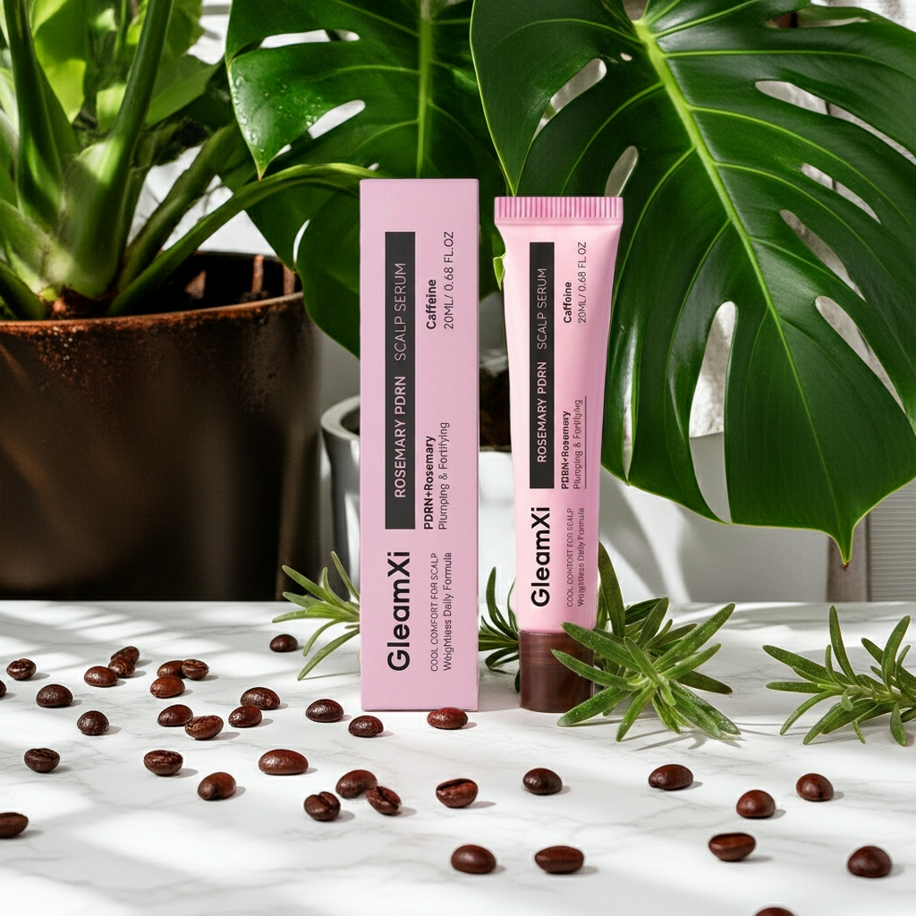 Hair Root Caffeine and Rosemary Scalp Serum rollerball, 20ml