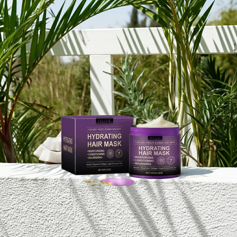 Hair Root Keratin and Collagen Deep Conditioning Hair Mask, 100g