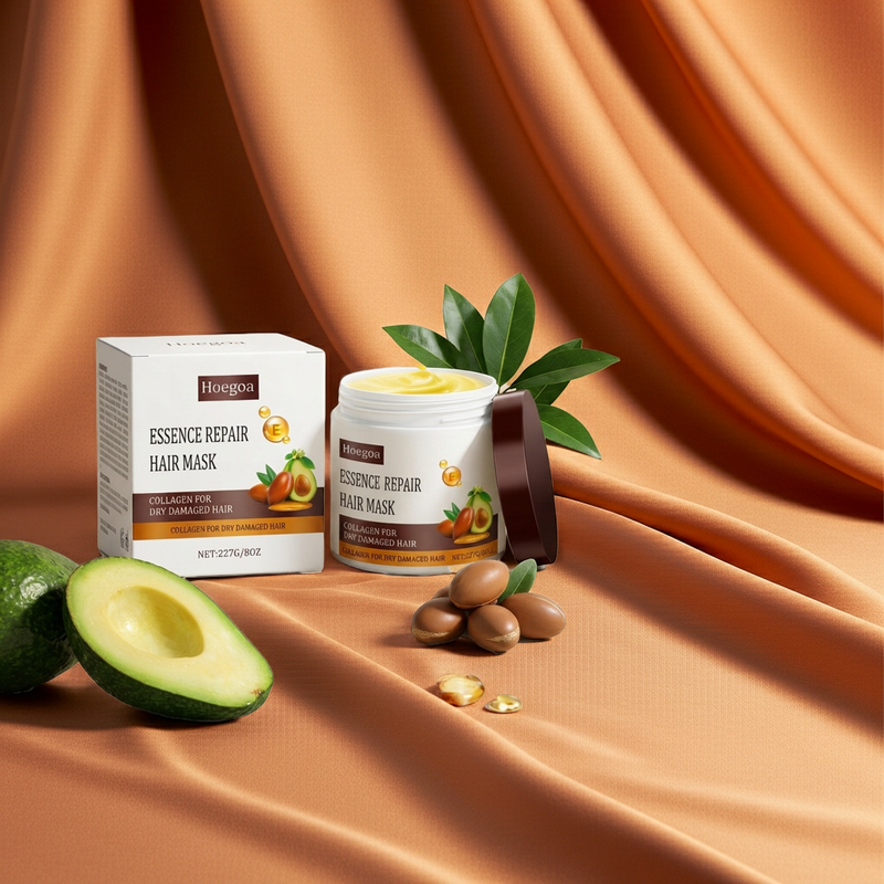 Hair Root Keratin, Collagen and Aloe Vera Repair Hair Mask, 227g