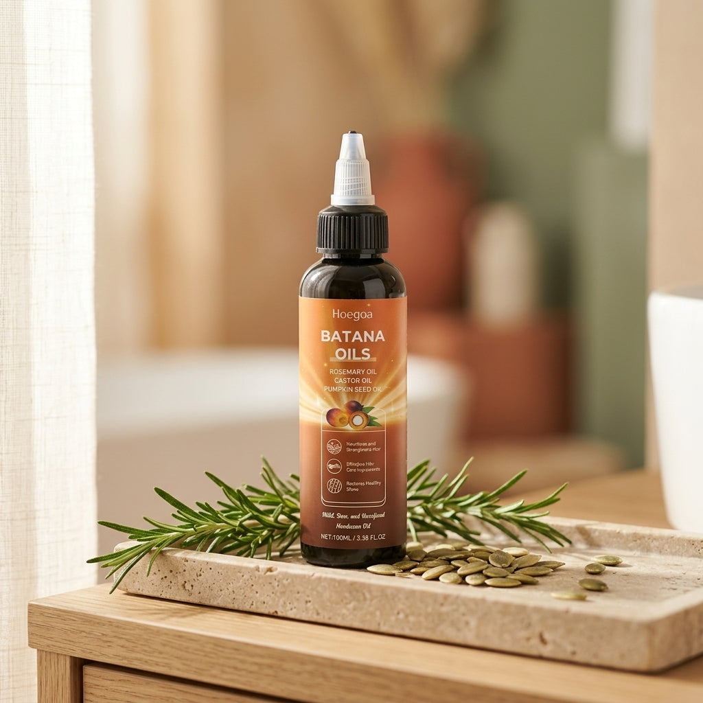 Hair serum bottle — Botanical Lifestyle Scene | Generated by Modelize